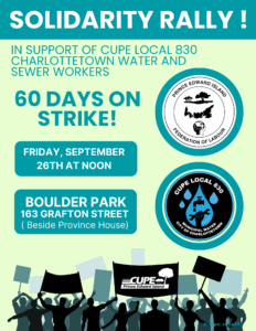 Solidarity Rally in support of CUPE Local 830!